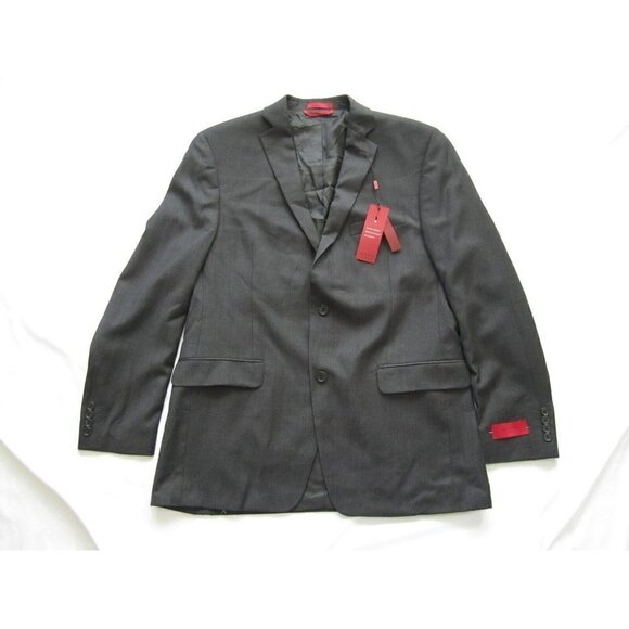 New W/ Defect Alfani Slim Fit Button Blazer Wool Suit Jacket Size 42R (MJ7) - Picture 1 of 15